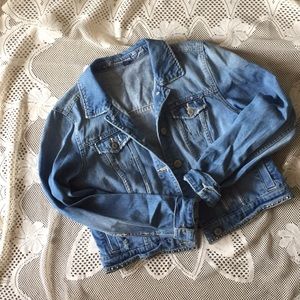 American Eagle Crop Jean Jacket